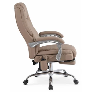 Scaun de masaj pivotant GIORGIO cu funcție de încălzire, bej