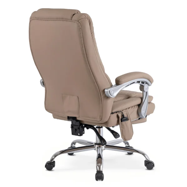 Scaun de masaj pivotant GIORGIO cu funcție de încălzire, bej