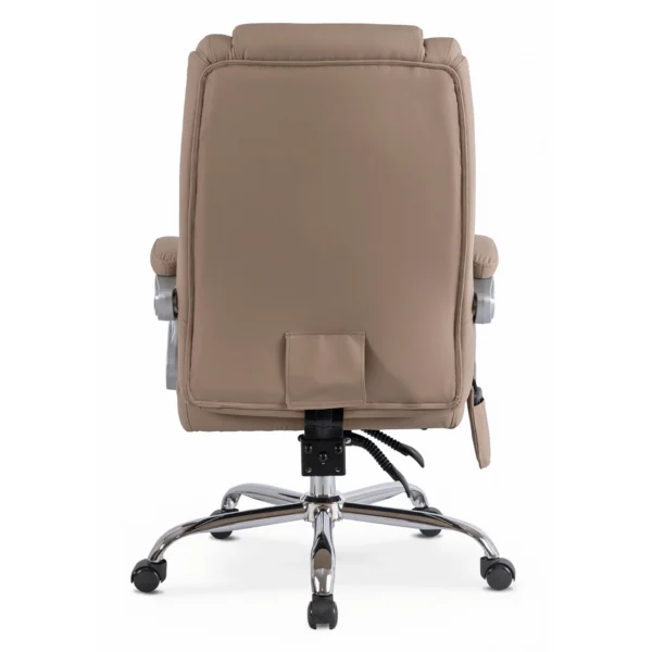 Scaun de masaj pivotant GIORGIO cu funcție de încălzire, bej