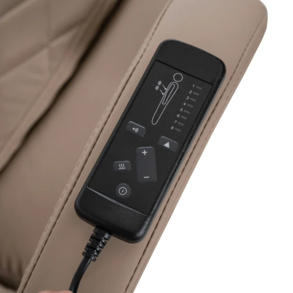 Scaun de masaj pivotant GIORGIO cu funcție de încălzire, bej