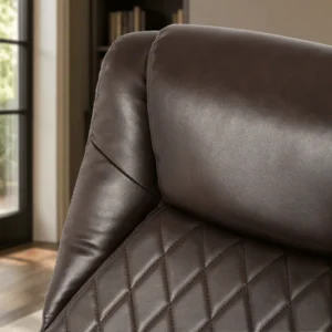 Scaun de masaj pivotant GIORGIO cu funcție de încălzire, maro