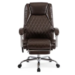 Scaun de masaj pivotant GIORGIO cu funcție de încălzire, maro