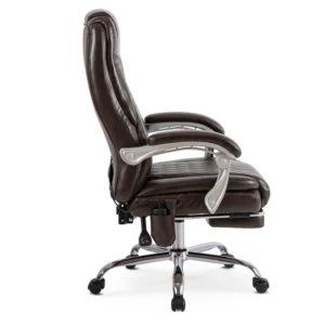 Scaun de masaj pivotant GIORGIO cu funcție de încălzire, maro