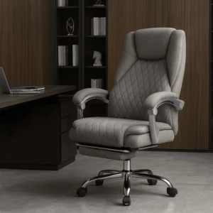 product-3416-0-1 GIORGIO Fotoliu pivotant GIORGIO Fabric gri încălzit — MOBILA
