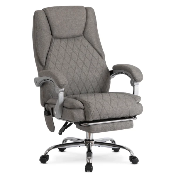 product-3416-0 GIORGIO Fotoliu pivotant GIORGIO Fabric gri încălzit — MOBILA