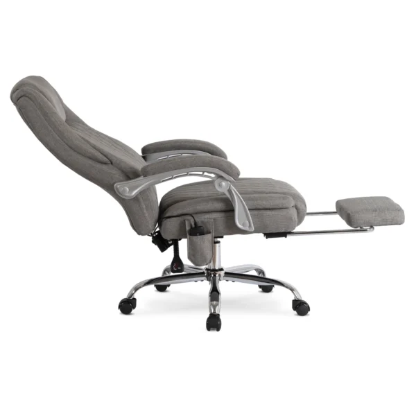 product-3416-3 GIORGIO Fotoliu pivotant GIORGIO Fabric gri încălzit — MOBILA