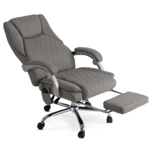 product-3416-4 GIORGIO Fotoliu pivotant GIORGIO Fabric gri încălzit — MOBILA