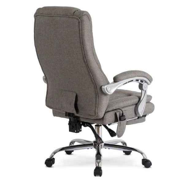 product-3416-5 GIORGIO Fotoliu pivotant GIORGIO Fabric gri încălzit — MOBILA