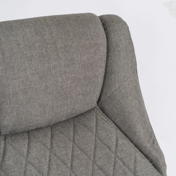 product-3416-7 GIORGIO Fotoliu pivotant GIORGIO Fabric gri încălzit — MOBILA