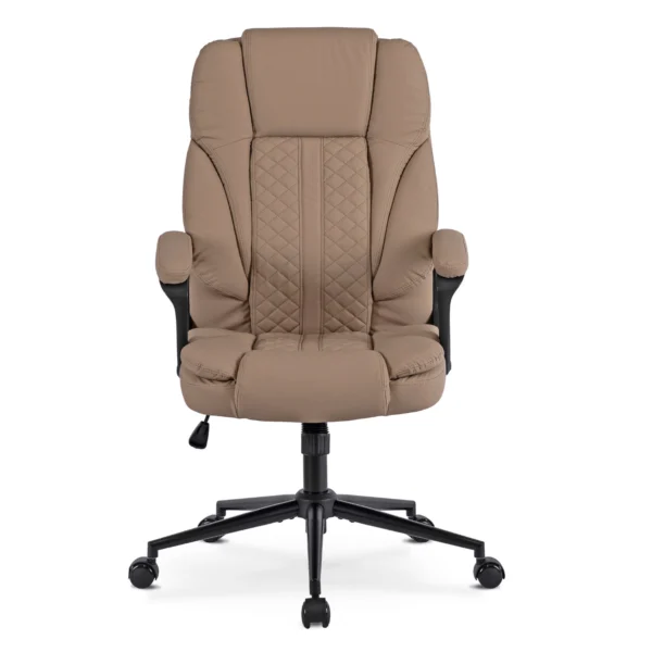 Scaun pivotant PHONIX din piele ecologică bej