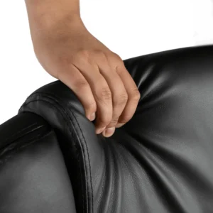 product-3419-7 Fotoliu pivotant PHONIX Piele ecologică neagră — MOBILA