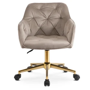 product-3420-1 Scaun pivotant KONOR din velur bej