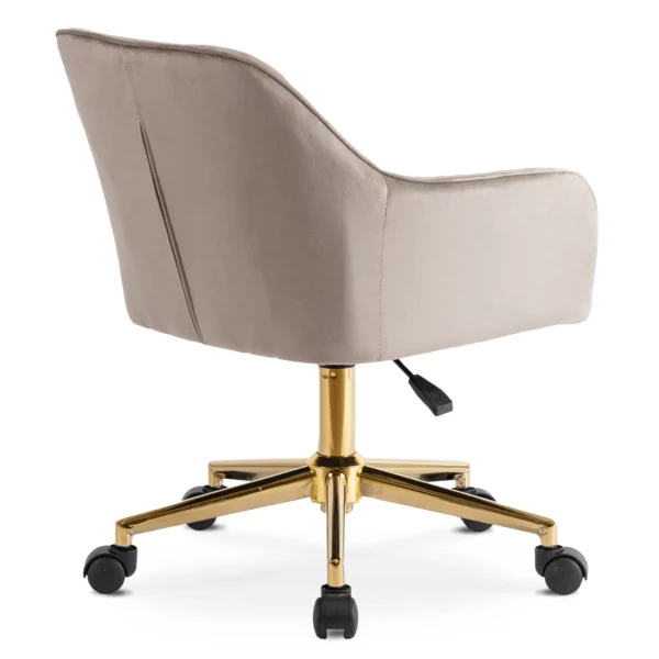 product-3420-3 Scaun pivotant KONOR din velur bej