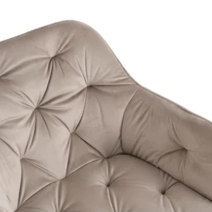 product-3420-5 Scaun pivotant KONOR din velur bej