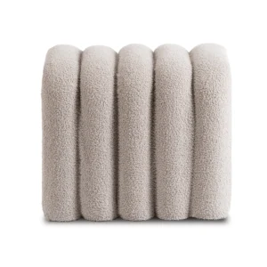 Pouf tapițat PIKSEL gri — MOBILA