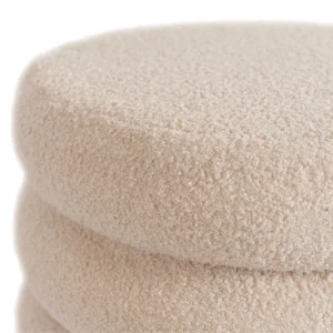 Puf tapițat ROSSA bej