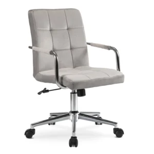 Scaun pivotant MUSSO Mustard Boucle