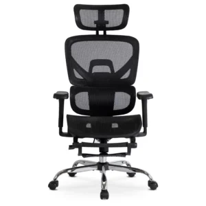 product-3452-1 KAIR Fotoliu pivotant ergonomic negru — MOBILA