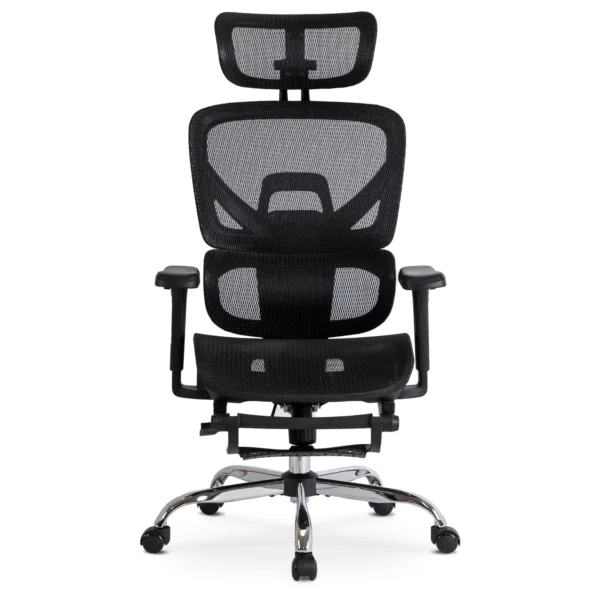 product-3452-1 KAIR Fotoliu pivotant ergonomic negru — MOBILA