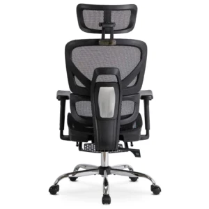 product-3452-3 KAIR Fotoliu pivotant ergonomic negru — MOBILA