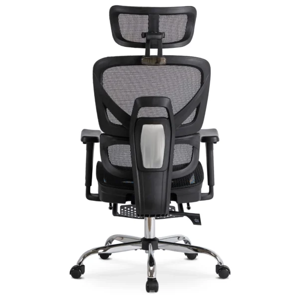 product-3452-3 KAIR Fotoliu pivotant ergonomic negru — MOBILA