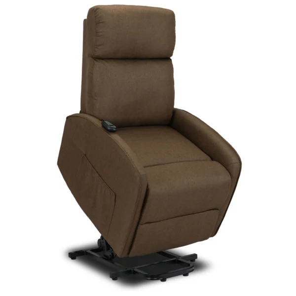 Scaun electric COLTON cu funcție de ridicare, maro