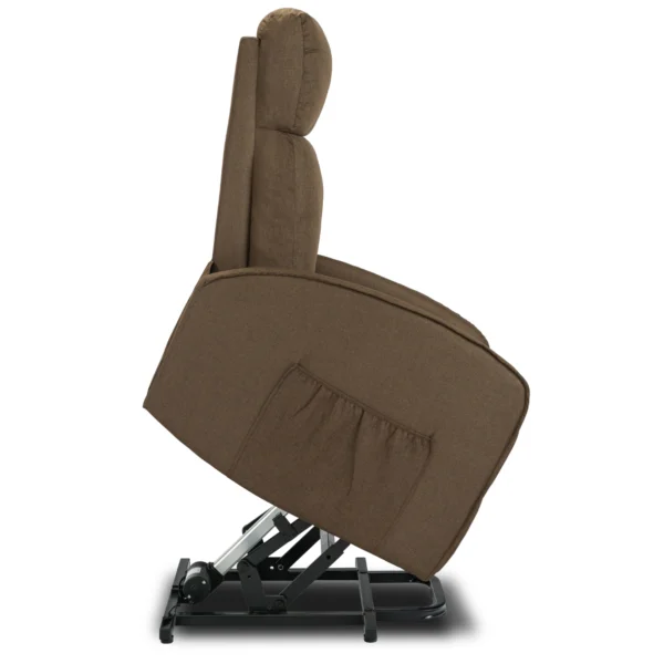 Scaun electric COLTON cu funcție de ridicare, maro