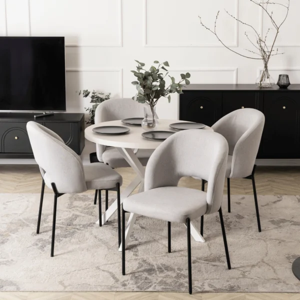 product-3461-1 Scaun BROS Gri/Negru