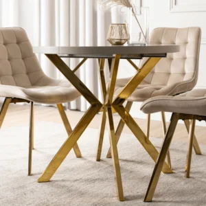 product-3471-4 DORIAN Masă pliabilă 80-160 cm Cașmir / Aur — Mese