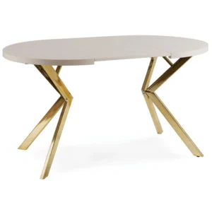 product-3471-6 DORIAN Masă pliabilă 80-160 cm Cașmir / Aur — Mese