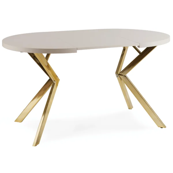 product-3471-6 DORIAN Masă pliabilă 80-160 cm Cașmir / Aur — Mese