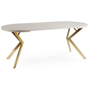 product-3471-7 DORIAN Masă pliabilă 80-160 cm Cașmir / Aur — Mese