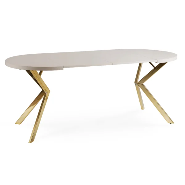 product-3472-7 LUGO Masă pliantă 90-190 cm Cașmir / Aur — Mese