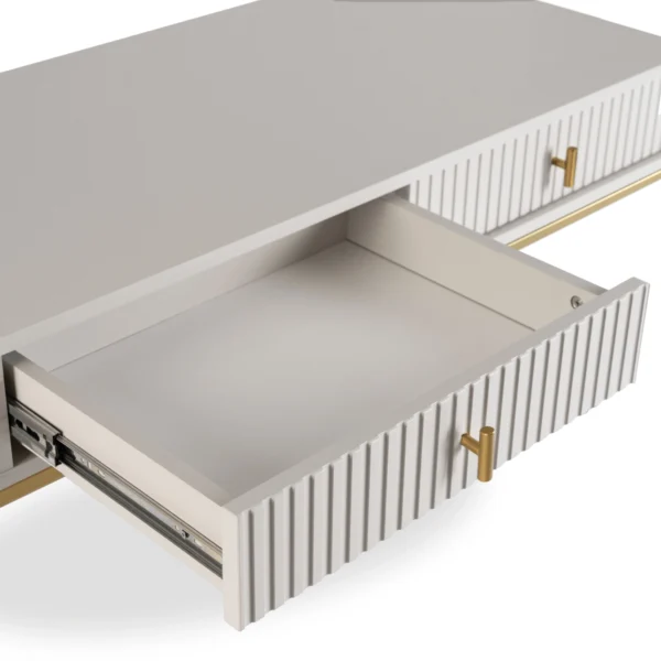 product-3476-3 MARCOS Casmir/Auriu Masă de toaletă cu caneluri