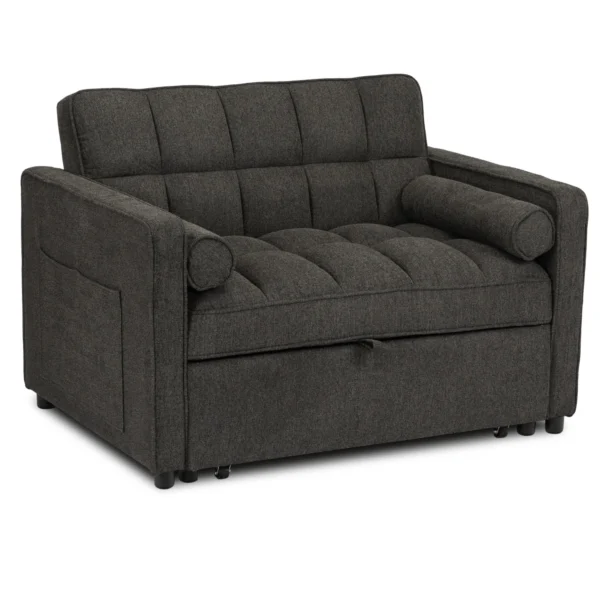 product-3477-0 CORRA Sleeping fotoliu pliabil negru — Fotolii de relaxare