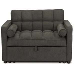 product-3477-1 CORRA Sleeping fotoliu pliabil negru — Fotolii de relaxare