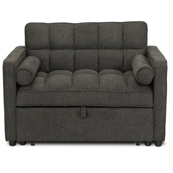product-3477-1 CORRA Sleeping fotoliu pliabil negru — Fotolii de relaxare