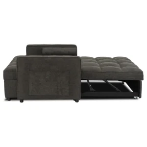 product-3477-3 CORRA Sleeping fotoliu pliabil negru — Fotolii de relaxare