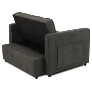 product-3477-7 CORRA Sleeping fotoliu pliabil negru — Fotolii de relaxare