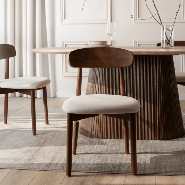 product-3478-0-1 Scaun ALVIN Walnut/Beige — MOBILA