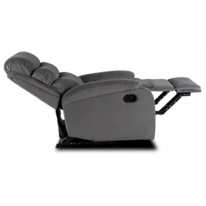 product-3480-5 Fotoliu extensibil KOBE, gri, din velur — Fotolii de relaxare