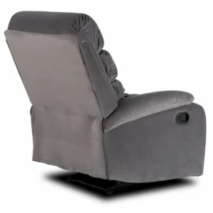 product-3480-6 Fotoliu extensibil KOBE, gri, din velur — Fotolii de relaxare