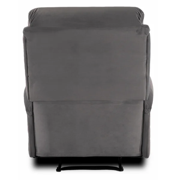 product-3480-7 Fotoliu extensibil KOBE, gri, din velur — Fotolii de relaxare