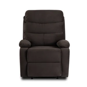 Scaun reclinabil KOBE din velur maro