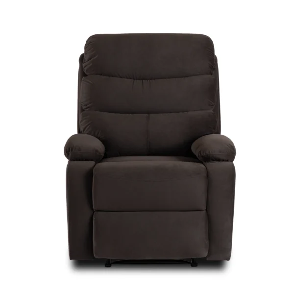 Scaun reclinabil KOBE din velur maro