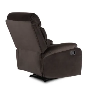 Scaun reclinabil KOBE din velur maro