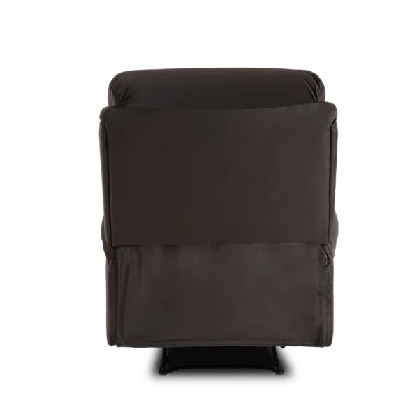 Scaun reclinabil KOBE din velur maro