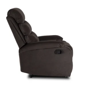 Scaun reclinabil KOBE din velur maro