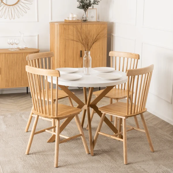 product-3483-4 Scaun din lemn de stejar auriu GARTON