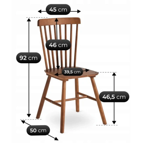 product-3484-4 Scaun din lemn de nuc GARTON